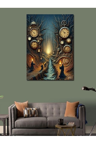 Kanvas Tablo Zamanı Yolculuk 50cmx70cm