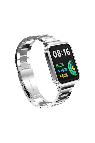 Xiaomi Redmi Watch 2 Lite Kordon Kasalı Metal Kordon