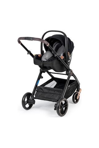Kanz X-go Ultimate Travel Sistem Bebek Arabası Rose Gold Siyah Antrasit - Siyah