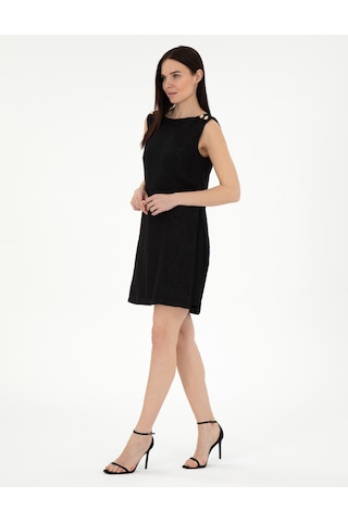 Pierre Cardin Kadın Siyah Elbise Dokuma 50305986-vr046 Siyah