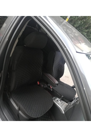 Siyah Oto Koltuk Kılıfı Sırt Destekli Minder Classe Elegance Ön İkili +arka Oturma Set Siyah