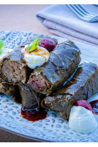 Hana Zeytin Yağlı Yaprak Sarma Yalancı Dolma 400 Gr X5adet - Vejetaryen