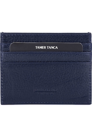 Tamer Tanca Erkek Hakiki Deri Lacivert Cüzdan 907 1092 Erk Czdn Sk25-26 Lacı Fltr Lacivert