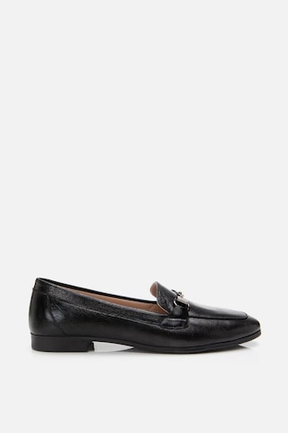 Yaya By Hotiç Kadın Siyah Tokalı Şık Klasik Loafer Siyah