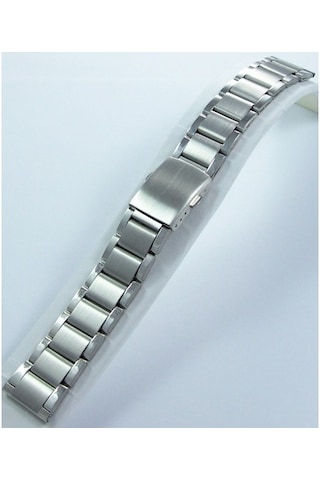 Çelik Saat Kordonu Yandan Kilitli Spor Metal Saat Kordonu 18Mm Me (495752413)