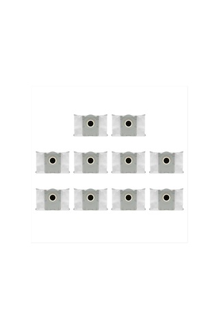Gildedwill Ecovacs Deebot X11/x11 Pro Elektrikli Süpürge Aksesuarları Yedek Parçaları İçin Toz Torbası Dokumasız Çöp Torbaları 10 Adet