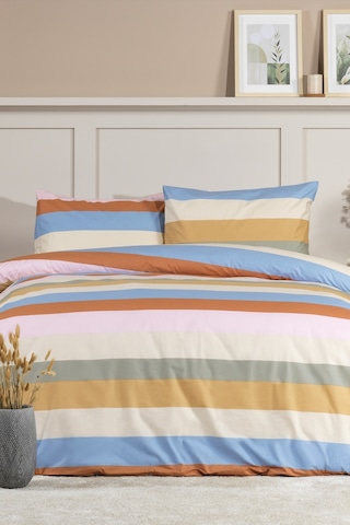 Elart Archi Nevresim Takımı Tek Kişilik %100 Pamuk Ranforce Lastikli Çarşaf 160x220 Cm Renksiz