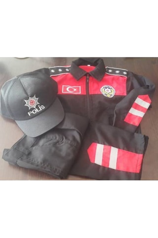 Erkek Çocuk Polis Yunus Kostümü