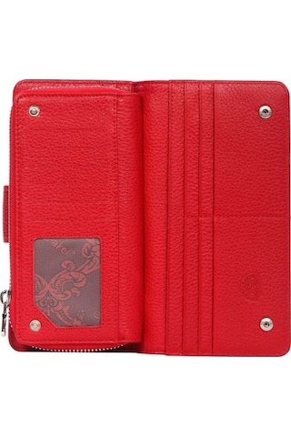 Cengiz Pakel Hakiki Deri Kadın Cüzdan-Portföy 65104-Kırmızı (432622135)-65104-Kırmızı