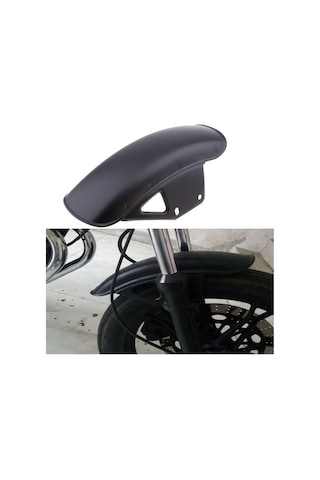 Didadodo Suzuki Gn125 İçin Siyah Metalik Motosiklet Ön Çelik Çamur Kapak