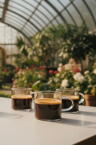 6 Kişilik Borosilikat Mini Kupa Seti Espresso Ve Türk Kahvesi Fncanı Takımı 130 Ml Beyaz
