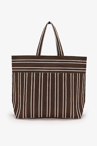 Penti Big Stripe Çanta Kahverengi