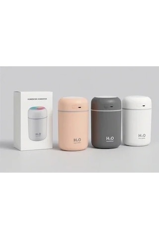 Rgb Işıklı Mini Hava Nemlendirici Usb Sessiz Ultrasonik Buhar
