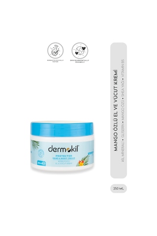 DERMOKİL Mango Özlü El ve Vücut Kremi 250 ML