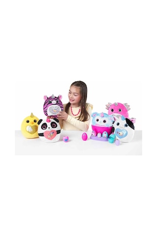 Rainbocorns Mini Yumurta Eggzania Sürpriz Peluş Oyuncak Renkli