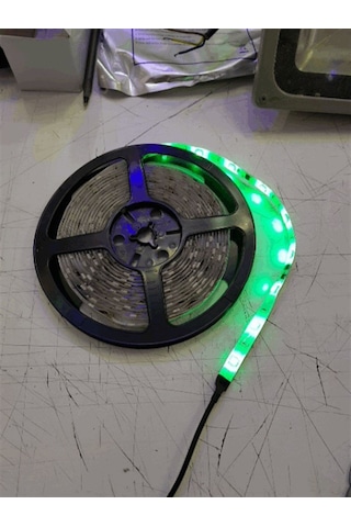 Yürüyen Şerit Led Kırmızı Silikonlu 5 Metre