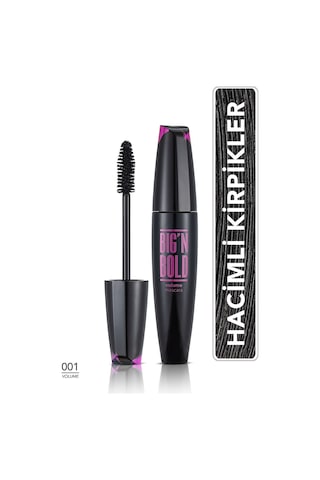 Flormar Big'N Bold Dolgunlaştırıcı Maskara 001 Volume