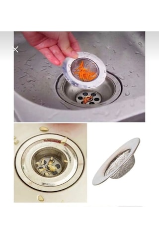 7,5 Cm Lavabo Süzgeci Evye Suyu Süzme Aparatı, Dayanıklı Ve Pratik Tasarım 1 Adet