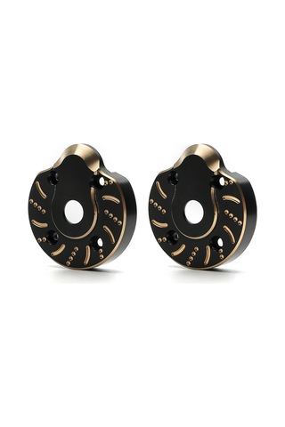 Yaozixa Axial Capra Utb Scx10 Iıı Axı03007 İçin 2 Adet Bakır Ağırlık Köprüsü - Siyah Ve Altın Rengi Rc Araba Yedek Parçası