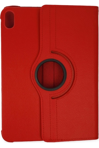 Gld-spt- Newface Apple Uyumlu iPad 2022 10.9 10.nesil Kılıf 360 Tablet Deri Kılıf - Kırmızı