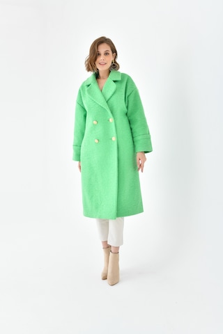 Ftz Women Kadın Kravuze Kaşe Kaban Benetton 30642-benetton Benetton Yeşili