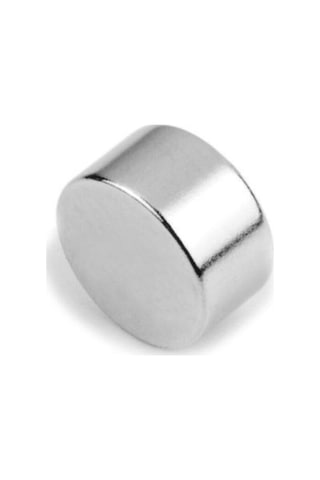 15x10 Mm Yuvarlak Neodyum Mıknatıs , Çok Güçlü Magnet, Çap: 15 Mm X Boy: 10 Mm