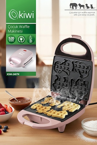Kiwi KSM-2407K Çocuk Waffle Makinesi
