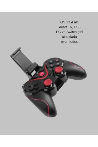 Ceylan Adam Bluetooth Kablosuz Oyun Kumandası Android, Apple Uyumlu iOS, Pc