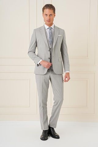 Efor Tk 902 Slim Fit Gri Klasik Takım Elbise Gri