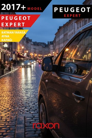 Peugeot Expert 2017+ Batman & Yarasa Ayna Kapağı Parlak Piano Black Sport