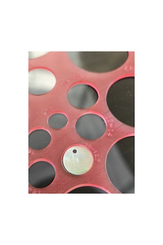 12 Mm Yandan Delikli Doğal Düğme Mm 20boy 25 Adet