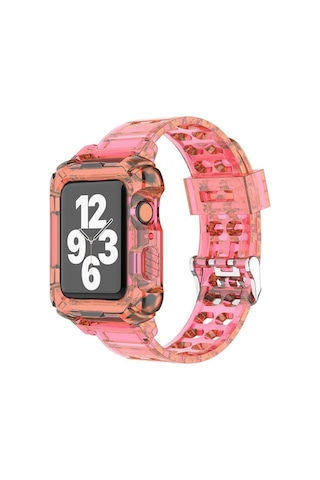 Koodmax - Apple Uyumlu Watch Spor Kordon Kayış 1 2 3 4 5 6 7 8 Se Kasa Koruma 38mm 40mm 41mm