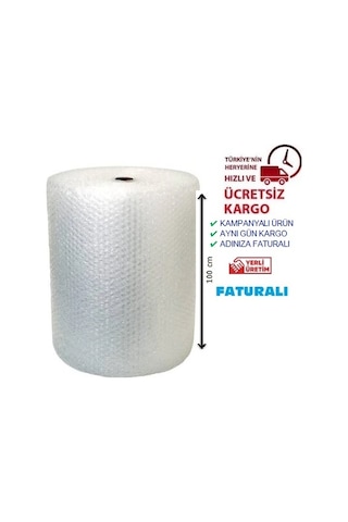 Özson Balonlu Naylon Havalı Ambalaj Patpat Pıt Pıt Rulosuz 40 G 100 CM x 10 M