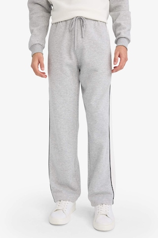 Defacto Wide Leg Beli Lastikli Cepli Geniş Paça Eşofman Altı F3871ax25wngr389 Gri-gr389