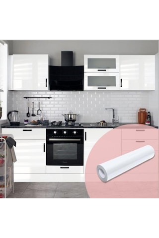 Mat Beyaz Mobilya Ve Dolap Kaplama Folyosu 68 Cm