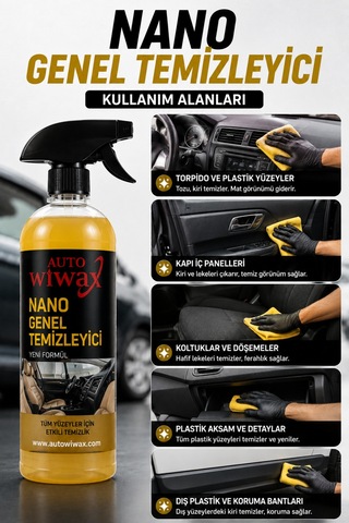 1 Lt Ultra Nano Genel Temizleyici 2 Adet