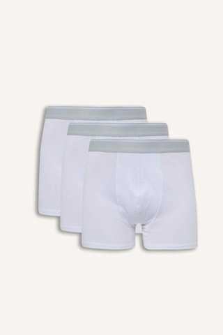 Defacto Regular Fıt 3lü Boxer G8561ax26spwt34 Beyaz-wt34