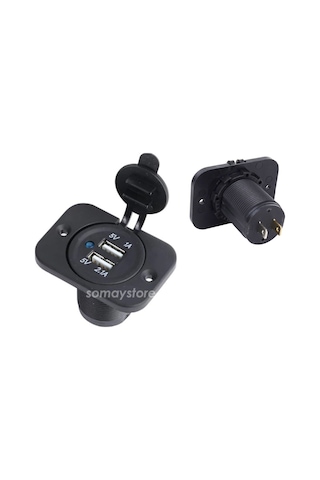 Marin Usb Soketi Çift Usb 12V 24V