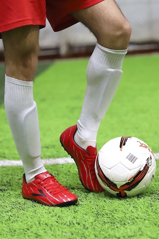 Lig Latmos Pu Halısaha Erkek Futbol Spor Ayakkabı Kırmızı