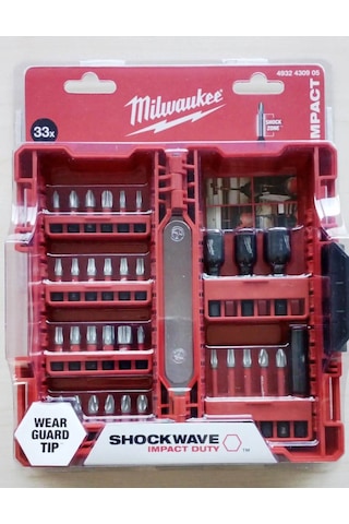 MILWAUKEE BİTS UÇ SETİ 33 PARÇA T4932430905 MILWAUKEE BİTS UÇ SETİ 33 PARÇA T4932430905
