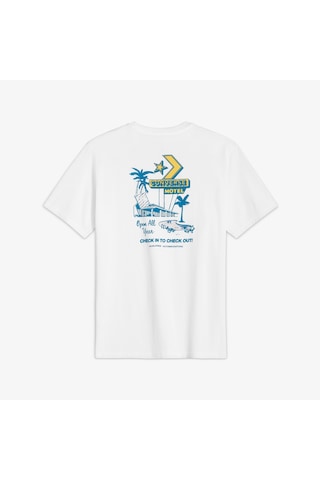 Converse Erkek Beyaz T-shirt 10027725 Beyaz