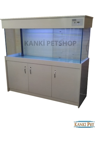 Kanki Pet 150 CM Mobilyalı Sumplı Lüks Akvaryum Kumandalı Led