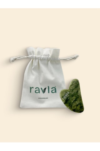 Ravla Yeşim Gua Sha Yüz Masaj Taşı