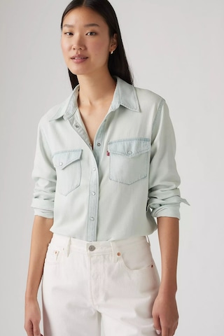 Levi's Bayan Kot Gömlek 16786-0099 Mavi Mavi