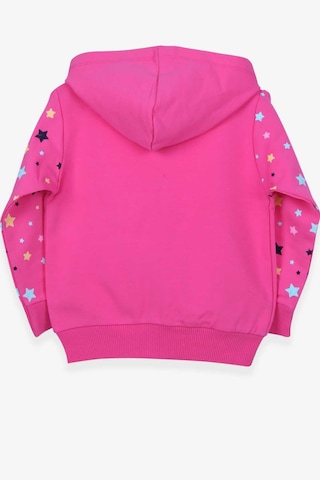 Breeze Kız Çocuk Hırka Kolları Desenli Baskılı 1-4 Yaş, Pembe