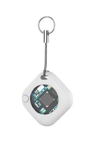 Geeroyoo 1 Adet Beyaz Mini Bulucu Akıllı Kayıp Önleyici Cihaz