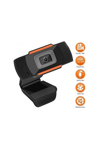 Mikrofonlu Webcam Bilgisayar Kamerası Tak Çalıştır HD Webcam