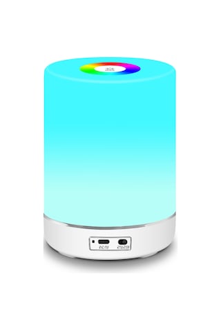 Gajeena Dokunmatik Kontrol 3 Parlaklık Ayarı Rgb Renkli Stüdyo Lambası, Yumuşak Işık, Gözlere Zararsız, 1200mah Batarya İle Beyaz