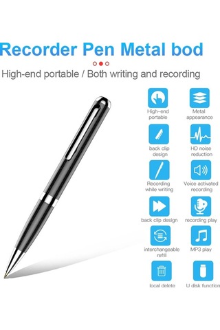 Flybuy 8gb Akıllı Ses Kaydedici: Ders, Toplantı Ve Müzik İçin Hd Kayıt Cihazı