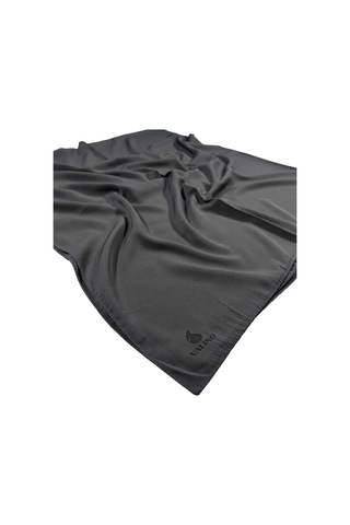 Mim Eşarp Mısırlı Eşarpları Medine Ipeği Büyük Boy Eşarp 140x140 Cm Antrasit